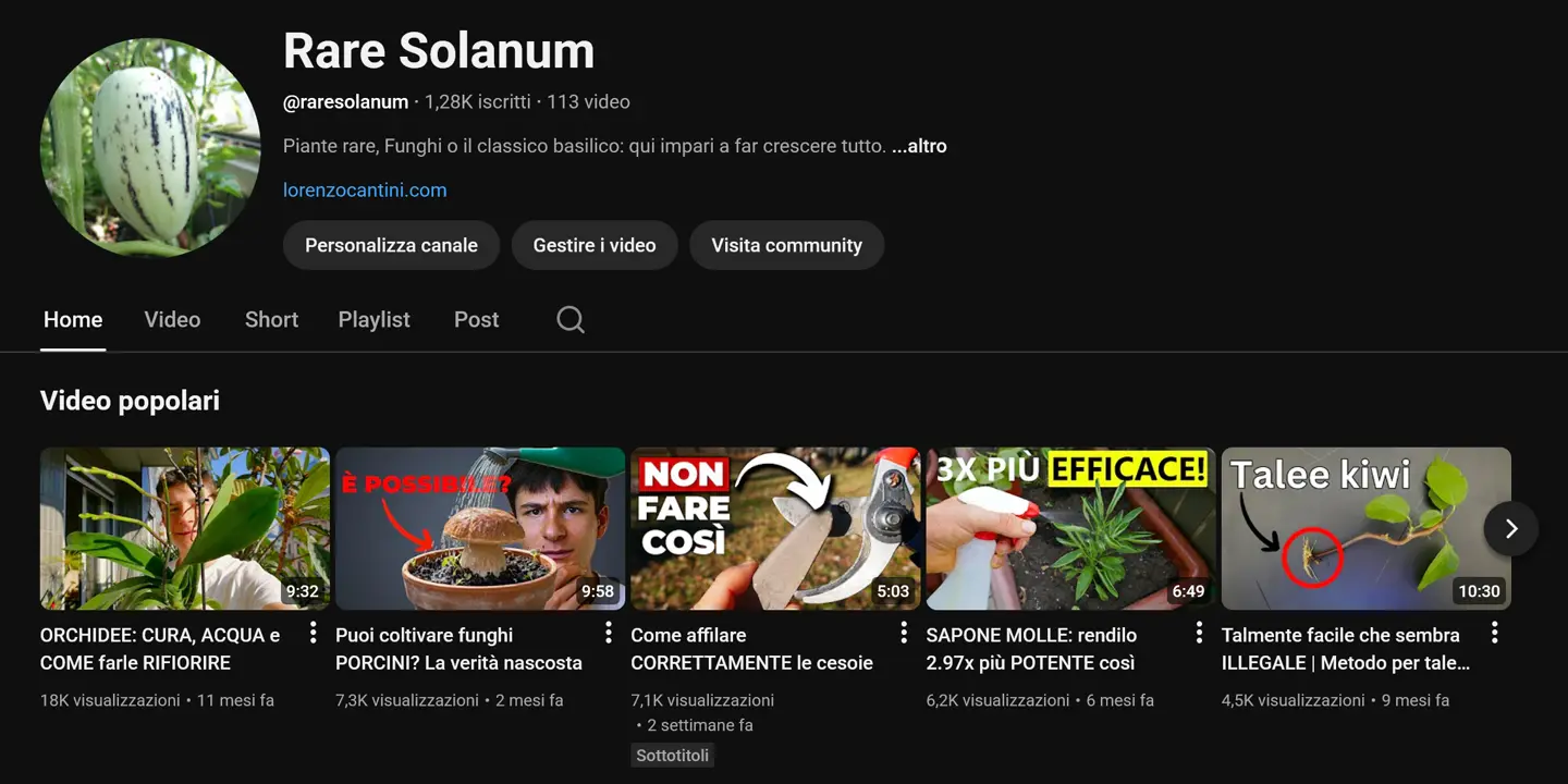 Raresolanum homepage